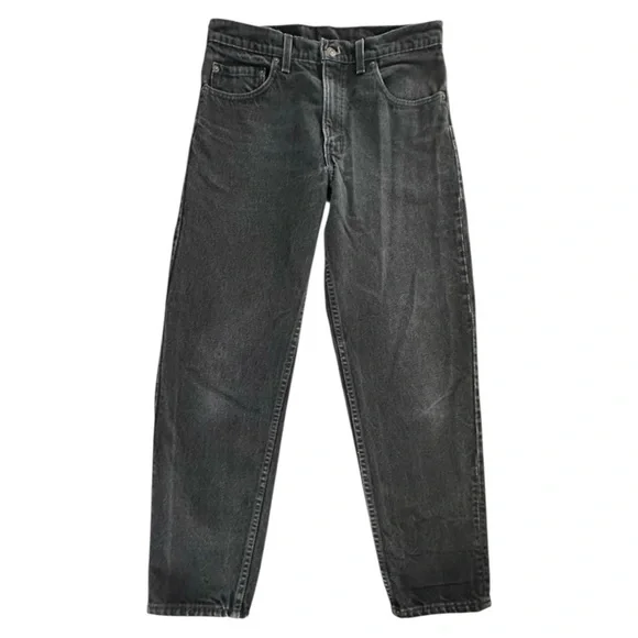RARE VINTAGE LEVI’S 550’s High Rise Washed Black Denim